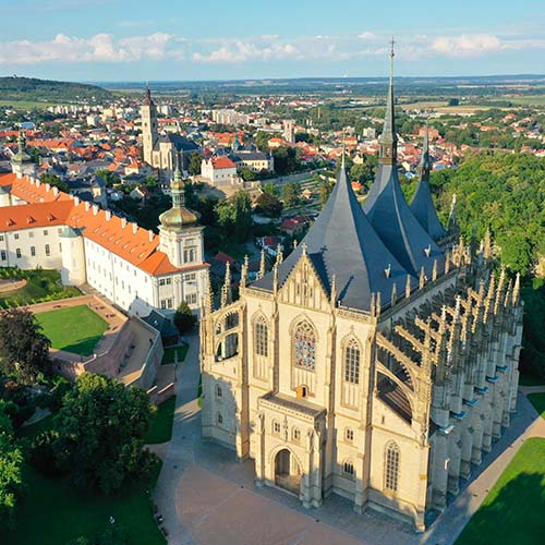 Impressionnante cathédrale gothique