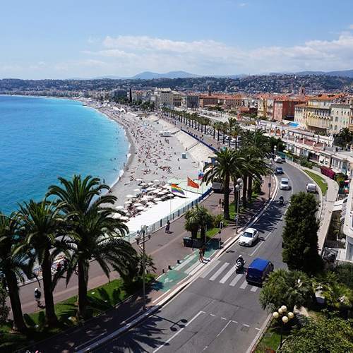 Promenade des anglais à Nice